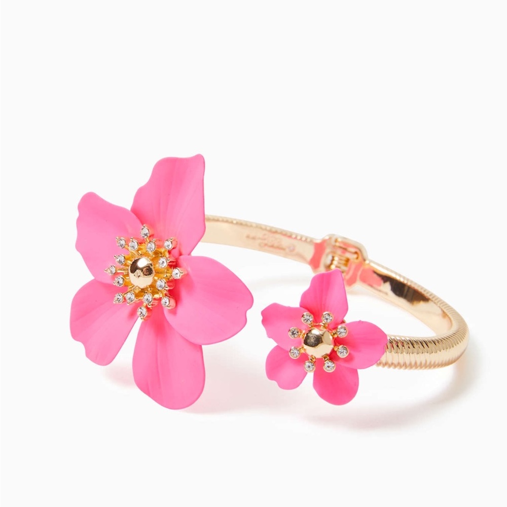 Lilly Pulitzer Orchid Hinged Bracelet
